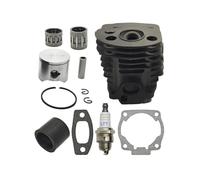 WPOMHRNZQ Kit Cilindro da 45 mm for Hus 55 51 50 Cuscinetto pistone Testa Guarnizione collettore di aspirazione Parti Motore Motosega Piastra N-kasil