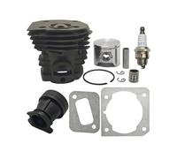 WPOMHRNZQ Kit Guarnizione collettore di aspirazione Cuscinetto pistone Cilindro N-kasil da 44 mm for Parti Motore Motosega HUS 340 345 346 346XP 350 351 353