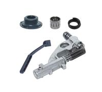 WPOMHRNZQ Kit Tubo di Pressione Pompa Olio for Motosega Hus 455 Ranc-er 455E 460 461 Sostituisci 544180104 537261501 e pignone oliatore ingranaggio a Vite Senza fine