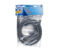 Wpro (2,5 m) Dritto - Angolato/Accessori/TVS258 Tubo di scarico lavatrice per lavatrice e lavastoviglie, lunghezza universale 2,0 m