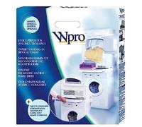 Wpro - Kit universale impilabile con ripiano scorrevole, adatto a tutti gli elettrodomestici da 60 x 60 cm