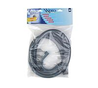 Wpro TVS229 - Accessori per lavatrici, per lavastoviglie, Tubo di Scarico (2,0 m), Dritto, per Lavatrice e lavastoviglie, Universale