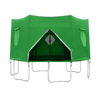 Wpsagek Copertura per per Trampolino, Copertura per per Trampolino da 6FT/8FT/10FT/12FT/14FT, per Trampolino Rotonda Resistente ai Raggi UV, Verde