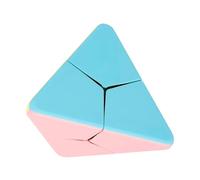 Wpsagek Cubo di velocità senza adesivo piramidale,Cubo di velocità - Cubo puzzle a piramide liscia senza adesivo | Giocattolo cubo triangolare Macaron Candy Colors, bomboniere per feste di compleanno