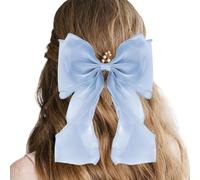 Wpsagek Fermagli per capelli da donna, per capelli con fiocco, eleganti fermagli per capelli per ragazze, per coda di cavallo, per capelli da donna, per capelli