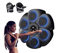 Wpsagek Music Boxing Machine, Boxing Machine a Parete, Boxing Machine blueteeth Intelligente con guantoni da Boxe, Allenamento di Boxe a casa per Adulti e Bambini