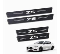 WpTGEX 4 Pezzi Battitacco per Auto Sticker per MG ZS EZS 2017-2023 2024 2025, Fibra di Carbonio Auto Esterno Piastra Batticalcagno Soglia Sticker Car Accessori per Battitacco Auto