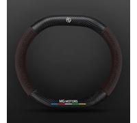 WpTGEX Coprivolante per MG HS 2018-2023 2024 2025, Sottile in Pelle Scamosciata Protezioni del Volante, Antiscivolo Traspirante Copri Volante per Auto Durevole,E-Type D-M