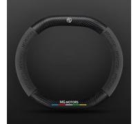 WpTGEX Coprivolante per MG HS 2018-2023 2024 2025, Sottile in Pelle Scamosciata Protezioni del Volante, Antiscivolo Traspirante Copri Volante per Auto Durevole,A-Type D-M