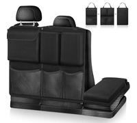 WpTrick Organizer Sedile Posteriore Auto per V-W T-ROC 2021-2023 2024 2025, Organizer per Sedile Posteriore, Staccabile Borsa Portaoggetti per Sedile Posteriore Dell'Auto con Cerniera,all-Black