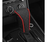WpTrick Pomello del Cambio per Mazda CX-3 2010-2023 2024 2025, Antiscivolo Copri Pomello della Leva Cambio per Auto, Resistente all'Usura Copri Pomello Cambio, Copri Pomello del Cambio,B-Black+Red