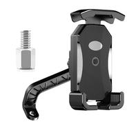 WpTrick Porta Cellulare Moto per Loncin VOGE SR4 Max SR4MAX 2022 2023 2024, Supporto Telefono Scooter Porta Mobile Manubrio Operazione a Una Mano Antivibrazione Robusto,B