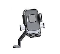 WpTrick Porta Cellulare Moto per Yamaha MT-125 YZF-R125 210D, Supporto Telefono Moto Rotante A 360° Regolabile, Porta Telefono Antivibrante, Antiscivolo,B