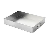 WPWSDWMX Vaschette per Piante con Maniglia, Vaschetta Raccogligocce in Acciaio Inox per Mantenere Pulito Il Pavimento di Auto, Frigoriferi(100 * 60cm/39 * 24in)