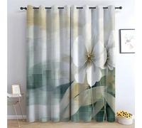 WQBQKKX Tenda da cucina con Linee astratte Grigio con occhielli soggiorno botanica semitrasparente per camera da letto-A160 x L100 cm (2 Pannelli)