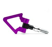 WQBQXNY Paraurti con Gancio di Traino Triangolare for paraurti Anteriore for Modifica Auto, Adatto alla Maggior Parte dei Veicoli. Parte di Auto con Gancio for rimorchio Triangolare(Purple European)