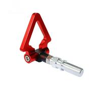 WQBQXNY Paraurti con Gancio di Traino Triangolare for paraurti Anteriore for Modifica Auto, Adatto alla Maggior Parte dei Veicoli. Parte di Auto con Gancio for rimorchio Triangolare(Red Japanese)