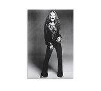 WQBYDS Poster E Stampe 40 * 60cm Senza Cornice Janis Joplin Pittura decorativa retrò in bianco e nero per la camera da letto di casa Soggiorno