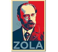 WQBYDS Poster E Stampe 50 * 70cm Senza Cornice Emile Zola Charles Antoine Naturalismo Germinal Nana Poster Decor Soggiorno Camera da letto Pittura