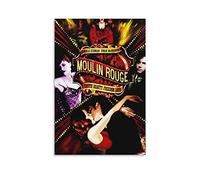 WQBYDS Poster E Stampe 60 * 80cm Senza Cornice Moulin Rouge Musical Movieaintings Poster e Wall Art Modern Family camera da letto Decor