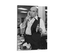 WQBYDS Quadro Su Tela 50 * 70cm Senza Cornice Ed Asner attore cinematografico chiama stampa dipinti per la decorazione della camera da letto del soggiorno