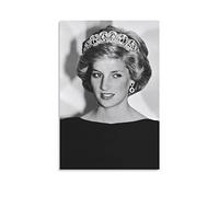 WQBYDS Tela Quadro 40 * 60cm Senza Cornice La Principessa Grace Lady Diana Young Room Decor Home Decorative