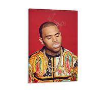 WQBYDS Tela Quadro 60 * 80cm Senza Cornice Il rapper Young Jeezy fuma poster e stampe d'arte murali Arredamento moderno per la camera da letto della famiglia