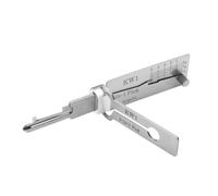 WQCMH Decodificatore di chiavi in acciaio inox 2 in 1 Set di gancio e grimaldello di precisione Pickup O-ring SS002 PRO SC1 M1/MS2(KW1)