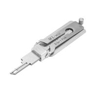 WQCMH M1/ms2 Decodificatore 2-in-1 e Set di Grimaldello in Acciaio Inox Strumento da fabbro per serratura SS001 PRO KW5 KW1(M1/MS2)