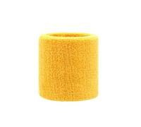 WQCMH rist Support Band Wristband Sport Bracers Sweat Towel Cuff Tennis Wrist Guard Protector Strap Fitness Run Sweatband Gym 6 PCS(YELLOW)