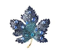 WQCMH Spilla In Acero Blu Lady Bellissima Elegante Per Il Corteo Nuziale Moda Con Spille(Blu)