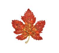 WQCMH Spilla In Acero Blu Lady Bellissima Elegante Per Il Corteo Nuziale Moda Con Spille(Rosso)