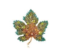 WQCMH Spilla In Acero Blu Lady Bellissima Elegante Per Il Corteo Nuziale Moda Con Spille(Verde Giallo)