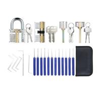 WQCMH Strumenti per fabbro Grimaldello Kit per scassinare serrature Kit per scassinare serrature per principianti Ferramenta per cerchiature Grimaldello Chiave di tensione(H)