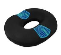 WQDD STANPET Cuscino Ortopedico Rotondo - Ciambella Memory Foam per Emorroidi e Dolore al Coccige, Ideale per Sedia Ufficio, Auto, Sedia a Rotelle e Divano, Adatto per Gravidanza, Sciatica