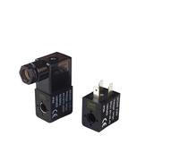 WQGQPXOB Bobina elettrovalvola pneumatica AC 220V 6,0VA 50/60Hz 10 Pezzi, Bobina 4V210 DC 12V/24V, Bobina AC 24V/36V/110V/220V/380V(24V)
