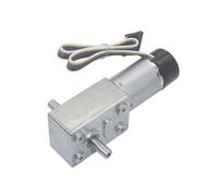 WQGQPXOB DC6V 12V 24V Doppio Albero Riduttore Interamente in Metallo Turbo Motoriduttore con Riduttore di velocità a Vite Senza Fine con Encoder Hall Feedback di Segnale e Copertura JGY370