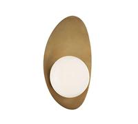 WQHPLMD 2 PC Illuminating Light Wall Lamp in Gold with Milky/Clear Special Glass - Bedroom And Wall Sconce Floor Lamps for Home Decor
