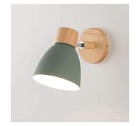 WQHPLMD 2 Piece Modulare Torcia Sconce Interna Elegante Metallo Base di Legno Torcia per Camera da Lettre Deco Torcie per Stanze da Bagno Ristorante Bar caffè