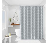 WQHPLMD 96x78, Fodera PEVA con tappeti di agnelli e Motivi a Spina di Pesce, Tenda da Bagno da Bagno 240x200cm per la Fattoria