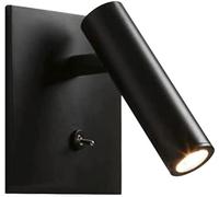 WQHPLMD Adjustable LED Flush Mount Reading Light with And Multi-Angle Head for Bedroom & Living Room Decor