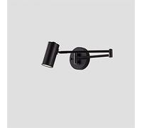 WQHPLMD Adjustable Swing Arm LED Wall Sconce in Metal with Brushed Finish for Hotel And Restaurant Use - 6 cm x 12 cm