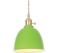 WQHPLMD Antiquato Luminoso Lampadina Pendentile in Acciaio - varietà di Colori per Asole, Camere da Letto, Cuisine e più