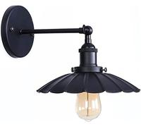 WQHPLMD Apparecchiatura contemporanea per le pareti da parete interno nera rustica antica vintage ligths e26 dispositivo di applione da monte a parete regolabile per gallerie da cucina camera da letto