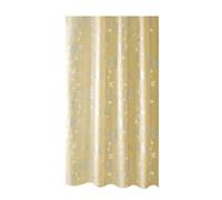 WQHPLMD Bathroom 86x78, Peva Liner Semi-Transparent Yellow Circle Pattern, 220x200cm Bathtub Shower Curtain with Hooks