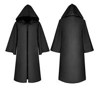 WQHPLMD Bright Red Medieval Adult Costume with Death Cloak Comfortable