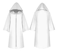 WQHPLMD Bright Red Medieval Adult Costume with Death Cloak Comfortable