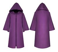 WQHPLMD Bright Red Medieval Adult Costume with Death Cloak Comfortable