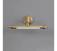 WQHPLMD Copper LED Vanity Lights - Rotatable Makeup Mirror Front Lamps for Nordic Bathrooms