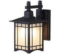 WQHPLMD Cozy Retro Wall Mount LED Lantern for Garden And Patio - E27 Japanese-Style Decorative Lighting